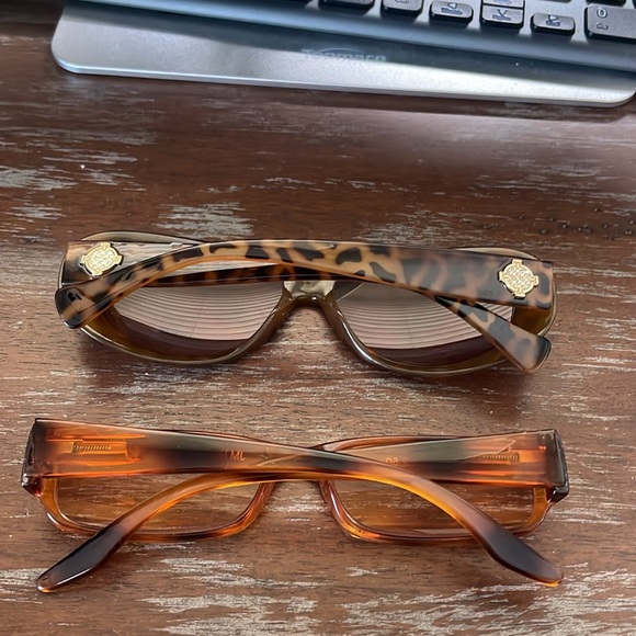 JM NY brown +2.50 readers and reader sunglasses with bifocals +2.50 - Picture 2 of 16